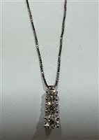Collana Miluna Donna in Oro bianco Diamante 0.68 Ct CLD4386-068G7 - CLD4386-068G7